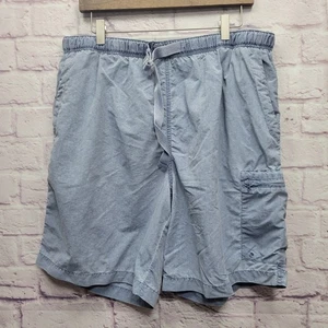 Lote de 2 Pantalones Cortos de Carga de Pesca Reel Legends Talla L Azul Verde Bolsillos con Cordón - Imagen 1 de 9