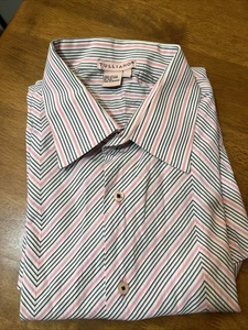 Tulliano Herren Langarm Gr. XL 100% Baumwolle Hemd mit Knopfleiste - Bild 1 von 9