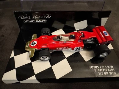 Minichamps 1/43 Lotus 72 1970 1st GP win, Emerson Fittipaldi #24 - Image 1 of 4