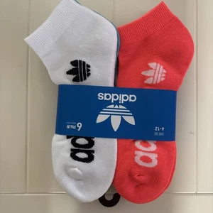 ADIDAS SOCKS MEN'S QUARTER ANKLE MULTI COLORS SHOE SZ 6-12 6 PAIRS - Picture 1 of 9