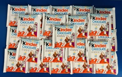 (24) Kinder Chocolate King Size 3oz. Con tarjeta DC Funko Pop, pasado BB: 08/25 Foto 1 de 2