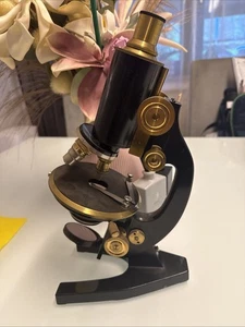 Antikes Mikroskop Messing - Bild 1 von 5