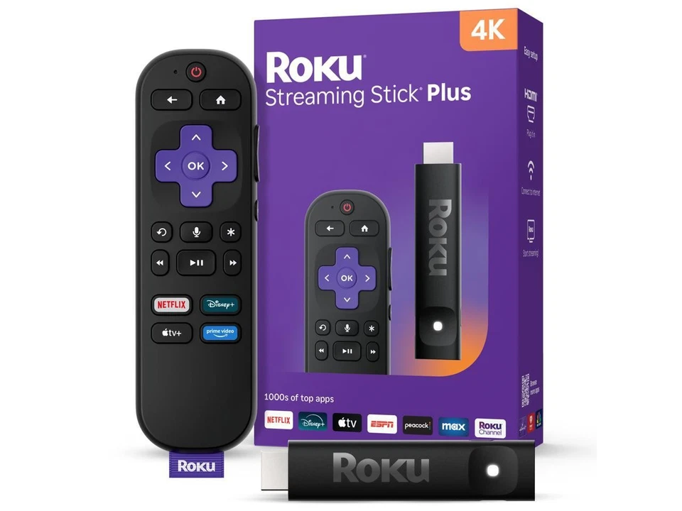Roku streaming stick Steaming Device Black 3840R