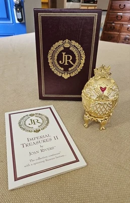 RARE JOAN RIVERS IMPERIAL TREASURES II RUSSIAN ST. BASIL CATHEDRAL MUSICAL EGG - Image 1 of 4