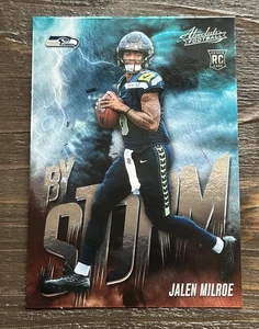 Jalen Milroe 2025 Panini Absolute By Storm RC #6 Seattle Seahawks - Picture 1 of 2