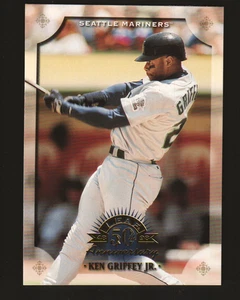 1998 Donruss Leaf Baseball  #100 - Ken Griffey Jr. - Seattle Mariners   98-601 - Picture 1 of 2