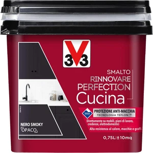 SMALTO RINNOVARE PERFECTION CUCINA Nero Smoky Opaco 0,75 L - Foto 1 di 12