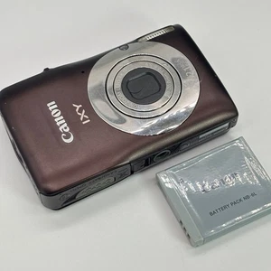CANON IXY DIGITAL 200F compact digital camera Brown untested used set Japan - Picture 1 of 7
