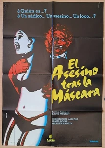 Savage Weekend ORIGINAL Spanish POSTER David Paulsen cult slasher masked art! - Picture 1 of 4