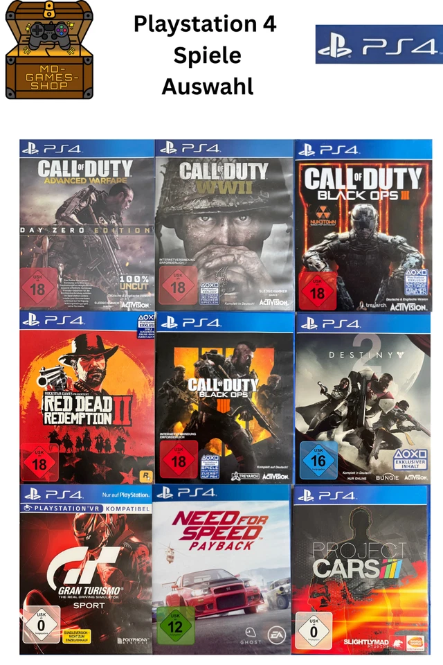 PLAYSTATION 4 PS4 SPIELE AUSWAHL SAMMLUNG OVP GETESTET & GEPRÜFT - Bild 1 von 1