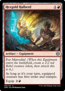 HEXGOLD HALBERD x4 mtg NM-M Phyrexia All Will Be One 4 Unc - Picture 1 of 1
