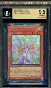 BGS 9.5 ⭐️ YuGiOh Victoria Angel of Bravery SEC 2023 Premium Pack Japanese Card - Picture 1 of 1