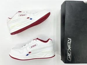 Vintage Reebok G-Unit G6II Weiß Rot Royal Gr. 5,5Y Leder Schuhe 50Cent. - Bild 1 von 8