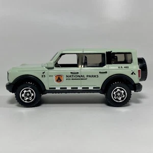 2023 Matchbox 2021 Ford Bronco National Parks 1:64 Diecast SUV Mint Green - Picture 1 of 10