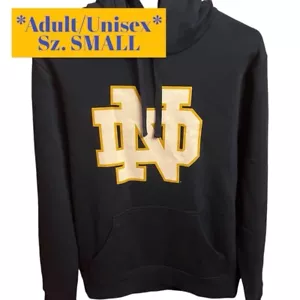 Notre Dame Sweatshirt SM University of Notre Dame Hoodie Fanatics ADULT/ UNISEX - Picture 1 of 17