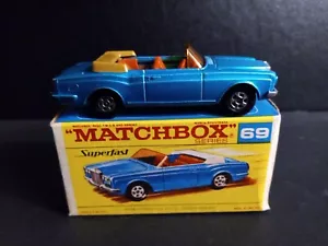 Matchbox Supefast #69 Rolls Royce Silver Shadow 1969 In Solid Original G Box VNM - Picture 1 of 14