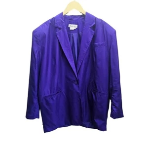 Blazer Naked Seide Vintage Lila Retro XL - Bild 1 von 7