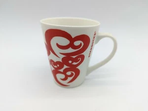 Starbucks Coffee Cup Mug 2016 Red Hearts 12 Oz Collectible Valentines - Picture 1 of 4