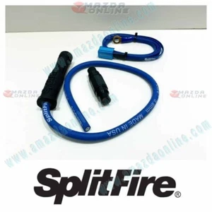 SplitFire 8.8mm Twin Core Motorbike Plug Wire w/ Grounding Wire Cable Earth Kit - Picture 1 of 6