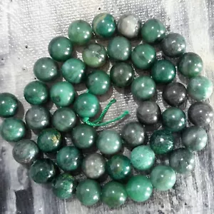 Jade africano natural, grado A, 8 mm, aprox 44 piezas. Envío gratuito. Vendedor de oz - Imagen 1 de 4