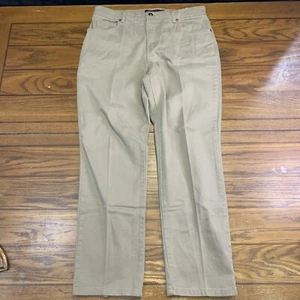 Pantalones de mezclilla para mujer Gloria Vanderbilt talla 12 cortos rectos tiro alto tostados - Imagen 1 de 9