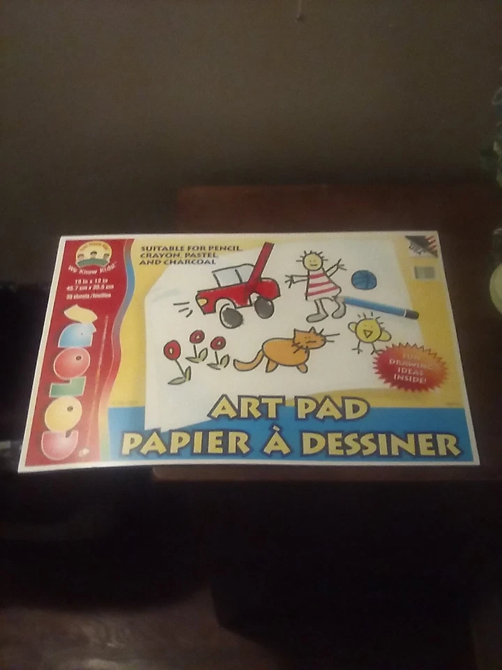 Tree House Kids Jumbo 30 Sheets Each Art Pad 12" X 18" pencil crayon, & charcoal - Image 1 of 1