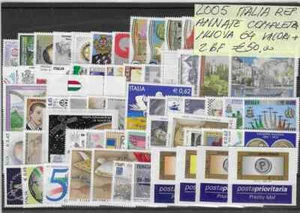 2005 Italia Repubblica: Francobolli nuovi annata completa MNH 64 valori + 2BF - Foto 1 di 2