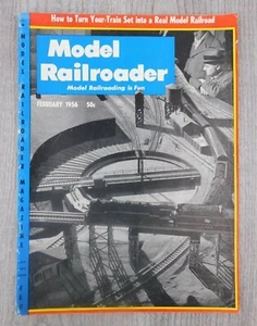 Model Railroader FEB 1956 Vol. 23 No. 2 Trains Hobbies Mancave Vintage Magazine - Picture 1 of 4