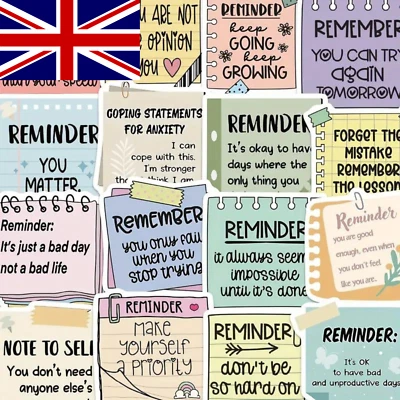 Affirmation Stickers, Motivational Positive Journal Stickers. Inspirational UK