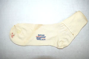 Vintage Socks Kiddikades White Bobby Sox 50s 8.5" x 5.5" NWT - Picture 1 of 8