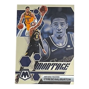 Tyrese Haliburton 2022-23 Panini Mosaic Basketball Montage Insert #30 Card NBA - Bild 1 von 2
