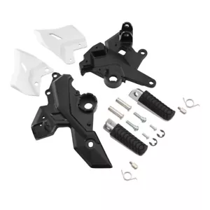 Driver Foot Pegs Footrests Bracket Set Fit For Kawasaki Ninja 650 Z650 2017-2024 - Picture 1 of 13