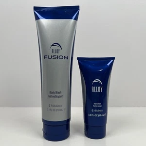 Alloy Fusion Men's Body Wash 7.1 oz & After Shave 2.3 oz Sealed New - Picture 1 of 6