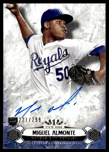 Miguel Almonte | 2016 Topps Tier One #BOA-MAL automático #/299 | casi nuevo-como nuevo - Imagen 1 de 2