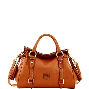 Dooney & Bourke Florentine Satchel Medium Bag Natural 8L980NA. AUTHENTIC, NWT - Picture 1 of 10