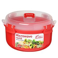 Microwave Cookware Bowl Round 30.9 Ounce/ 3.8 Cup Red