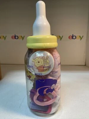 Banco de biberón de plástico de 11 pulgadas (para niña) Foto 1 de 4