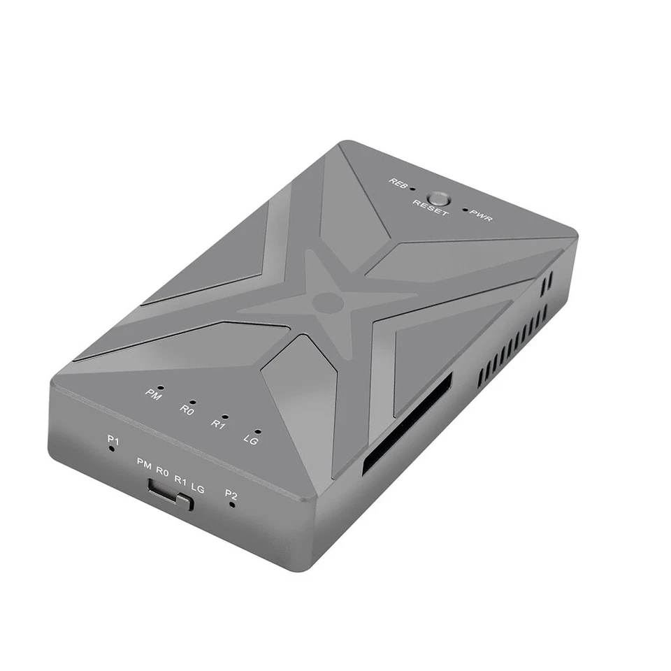 Type-C USB3.2 Gen2 20Gbps Dual Bay M.2 Enclosure for NVME SSDs, RAID Support - Image 1 of 4