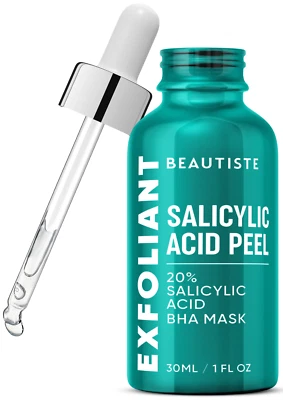 Salicylic Acid 20% Chemical Peel 100% Pure! Acne-Scars-Wrinkles, anti aging 1.oz - Image 1 of 3