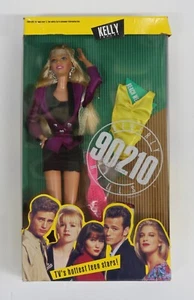 Muñeca Barbie Kelly Taylor 1991 Mattel Beverly Hills 90210 1576 Jennie Garth NRFB - Imagen 1 de 7