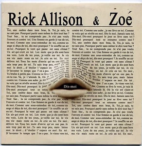 - CD PROMO - RICK ALLISON & ZOE - Picture 1 of 1