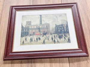 STAMPA INCORNICIATA VINTAGE L.S LOWRY 17 POLLICI X 14 POLLICI - Foto 1 di 10