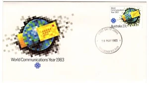 1983 May 18th. First Day Cover. World Communication Year. - Picture 1 of 2