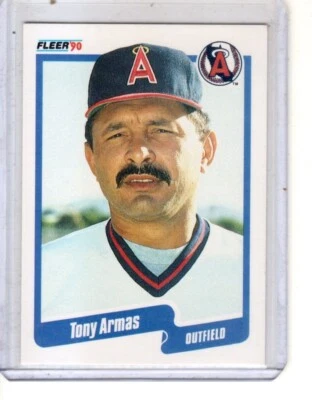 1990 Fleer - #126 Tony Armas - Image 1 of 2