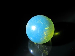 Dominican Blue Amber Bead Natural Authentic Sphere Gemstone 10.2 mm(0.6g) # AB48 - Picture 1 of 12