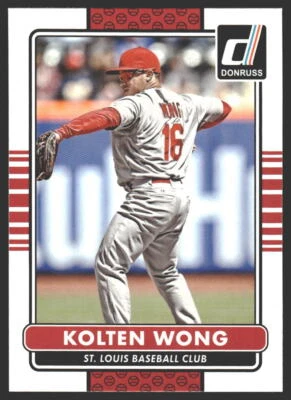 Kolten Wong #159 2015 Donruss St. Louis Cardinals - Image 1 of 2