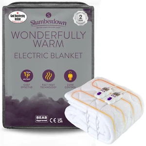 Slumberdown Wonderfully Warm Electric Blanket - Picture 1 of 23