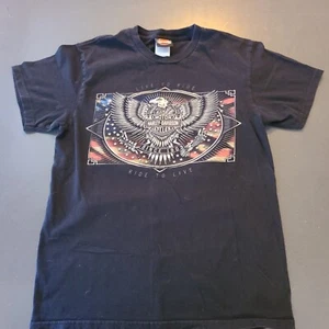 Camiseta Harley Davidson "Live To Ride To Live" Talla Med Thunder Mt. Loveland - Imagen 1 de 6