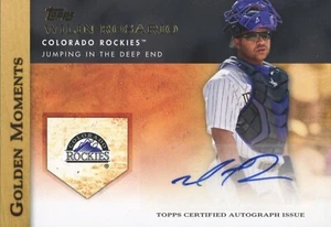 TOPPS 2012 BASEBALL WILIN ROSARIO #GMA-WR GOLDENE MOMENTE AUTOGRAMMKARTE - Bild 1 von 2