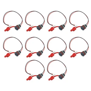 10Pcs USB Type C Connector 2 Pin Waterproof Charging Jack Port With Nut Lock D - Picture 1 of 10